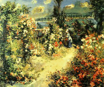 Pierre Renoir Greenhouse China oil painting art